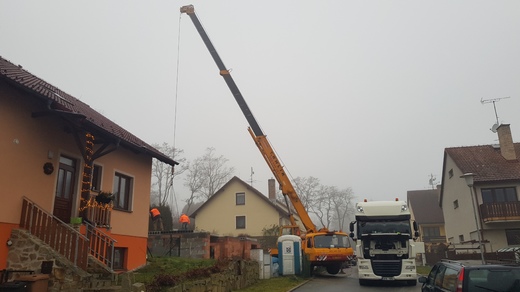 Montáž rodinného domu v Hluboké n/V
